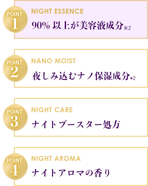90%以上が美容液成分