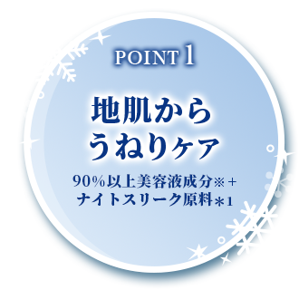 POINT1 地肌からうねりケア