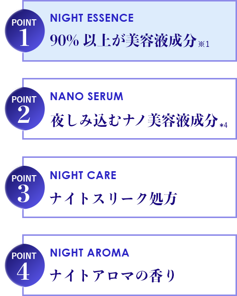 90%以上が美容液成分