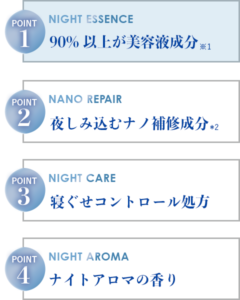 90%以上が美容液成分